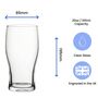 Engraved Merry Christmas Pint Glass With Gift Box, thumbnail 2 of 2