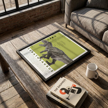 Ceratosaurus | Dinosaur Art Print, 4 of 8