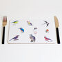British Birds Placemat, thumbnail 1 of 2