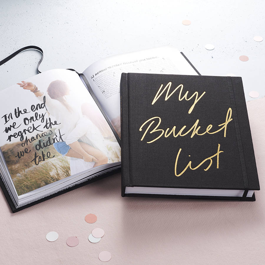 'my bucket list' journal by axel & ash 