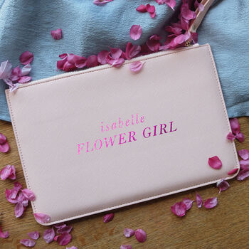 Personalised Bridal Party Bridesmaids Pouch, 2 of 3