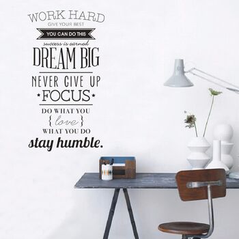 Black Friday Sale! Motivational Work Hard Wall Quote, 2 of 2