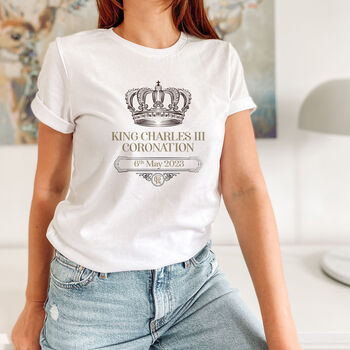 Hm King Charles Iii Coronation T Shirt, 6 of 9
