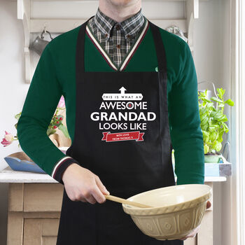 Gifts For Men Personalised BBQ Apron, 6 of 6