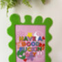 Lime Wall Print Blobby Frame Free Print Included, thumbnail 4 of 6