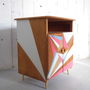 Geometric Painted Record Cabinet, thumbnail 3 of 7