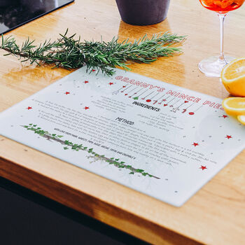 My Favourite Christmas Recipe Chopping Board, 2 of 3