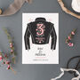 Three Year Leather 3rd Anniversary Personalised Print, thumbnail 2 of 3