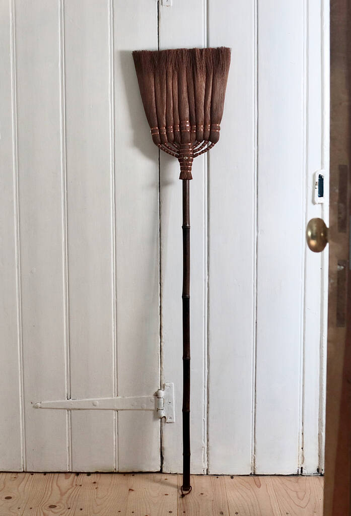 Handmade Japanese Palm Broom 125cm By two persimmons