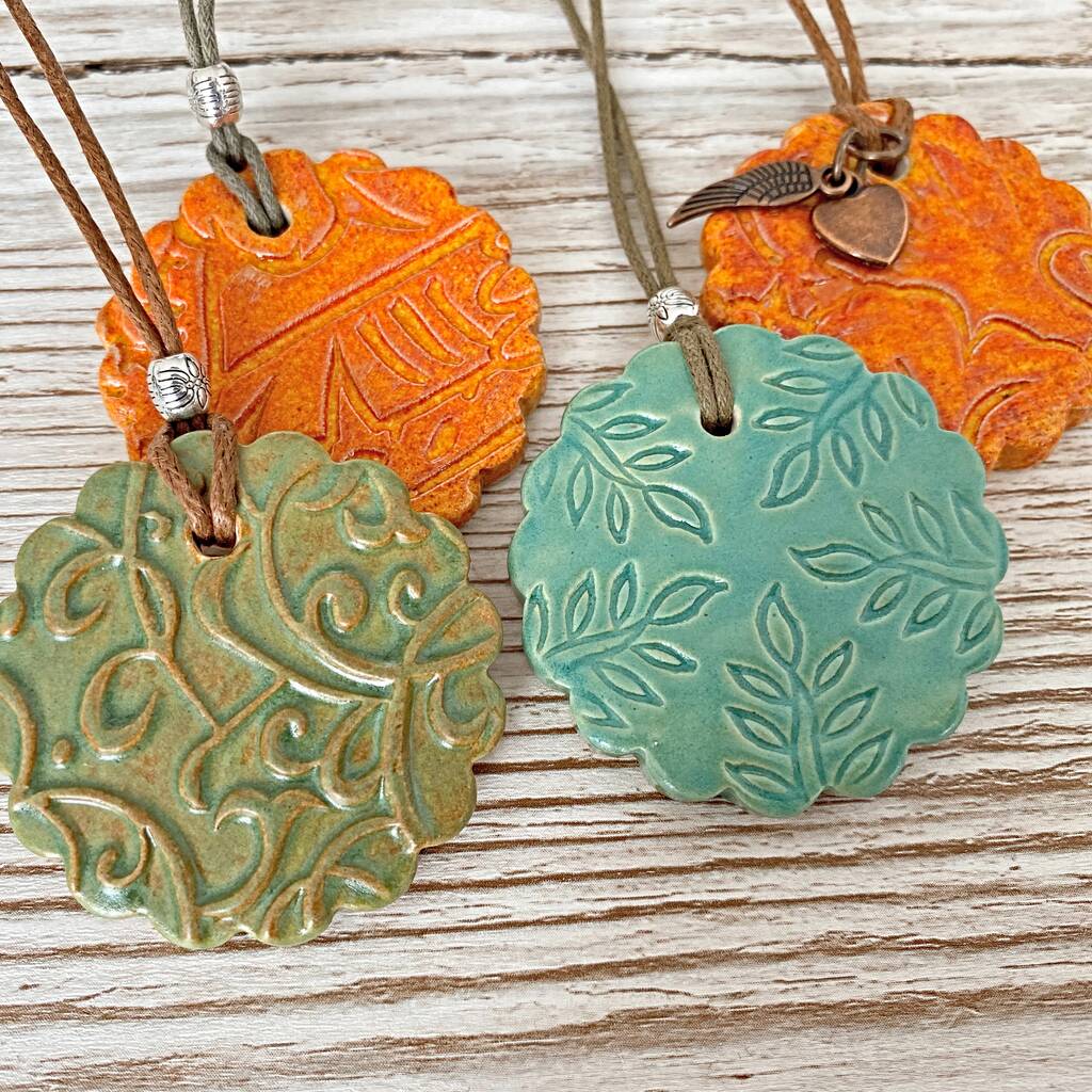 Handmade Ceramic Diffuser Aromatherapy Pendant By Bobby Loves Rosie
