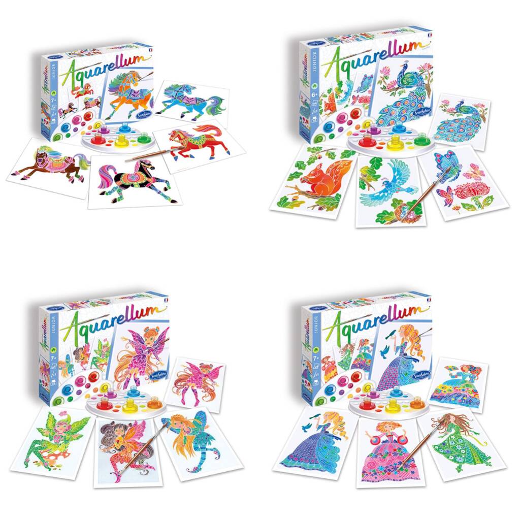SentoSphere Aquarellum Junior - Birds Of Paradise - Watercolor Paint Set