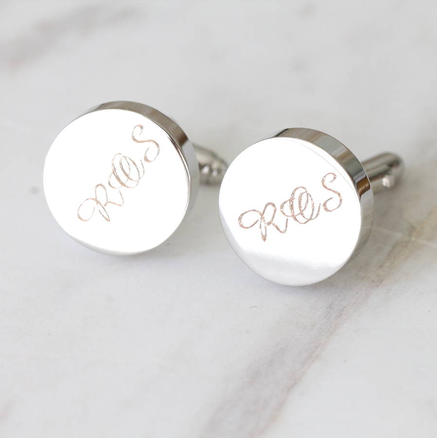 Personalised Initial Cufflinks By Attic
