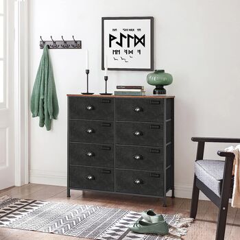 Fabric Chest Of Drawers Storage Tower Eight Drawers, 2 of 9