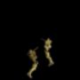 Dancing Flower Earrings, thumbnail 2 of 3