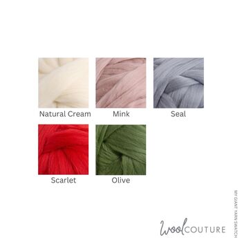 Henrietta Giant Blanket Beginner Crochet Kit, 8 of 8