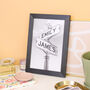 Personalised Couples Street Sign New Home Print, thumbnail 4 of 7