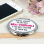 Personalised 'Best Teacher Of Them All' Compact Mirror, thumbnail 1 of 5