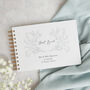 Elegant Floral Wedding Guest Book, thumbnail 1 of 5