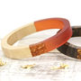 Wooden Bangle With Flakes, thumbnail 7 of 11