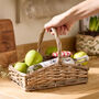 Vintage Wicker Storage Basket, thumbnail 1 of 7