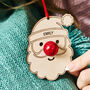 Santa Christmas Decoration And Bag Of Chocolate Noses, thumbnail 4 of 4