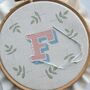 Personalised Initial Embroidery Kit, thumbnail 3 of 6