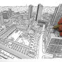 The Barbican, London Screen Print, thumbnail 3 of 4