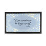 Personalised Classic Floral Quote Bar Mat, thumbnail 6 of 10