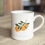 Embossed Orange Branch Mug, thumbnail 1 of 2