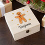 Personalised Gingerbread Man Christmas Eve Box, thumbnail 8 of 12