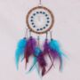 Small Purple Blue Dream Catcher For Wall Decoration, thumbnail 1 of 4