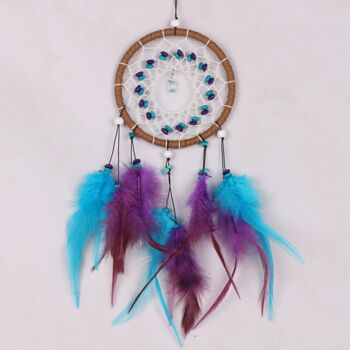 Small Purple Blue Dream Catcher For Wall Decoration, 2 of 6