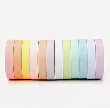 Rainbow Pastel Washi Tape Set, 3 of 4