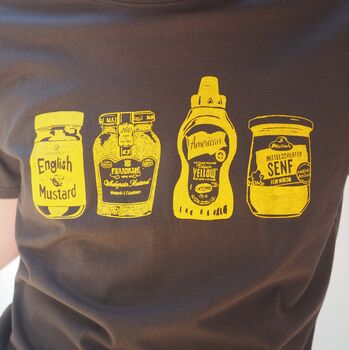 Hot Stuff Pick Your Mustard T Shirt, 3 of 7