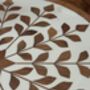 Round Decorative Serving Tray, Inlay Work On Wood, thumbnail 4 of 12