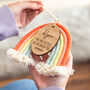 Personalised You Are The Gold Macrame Rainbow Sign, thumbnail 3 of 5