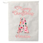 Personalised Pink Christmas Letter Present Sack, thumbnail 2 of 2