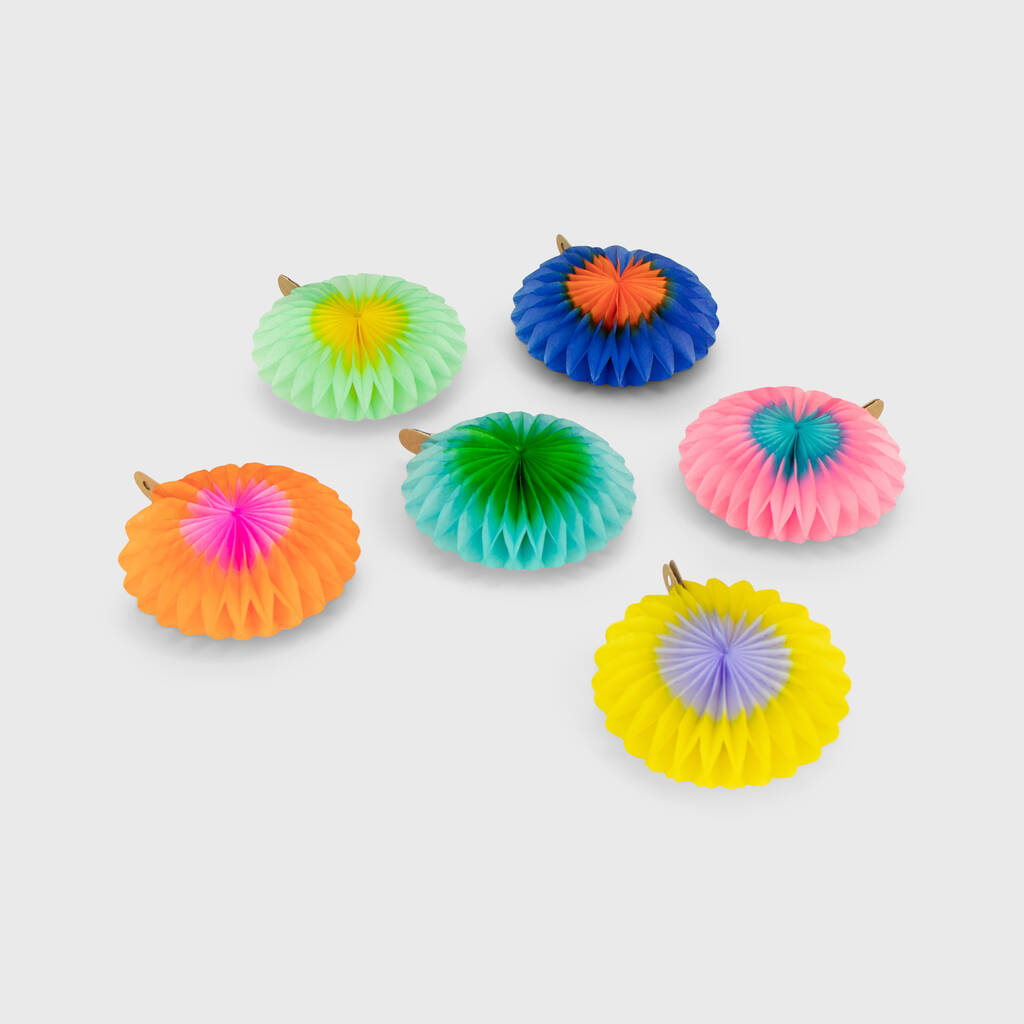 Mini Paper Fan Decoration Set By The Conscious