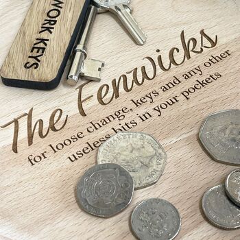 Personalised Wooden Trinket Bowl, 4 of 9