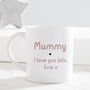 Personalised Mum Mug, thumbnail 1 of 2