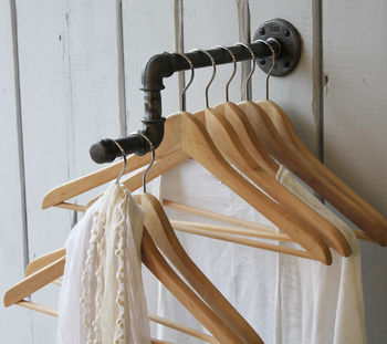 Industrial Single Clothes Rail, 3 of 4