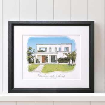 Personalised Watercolour House Sketch, 3 of 12