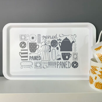 Paned Welsh Serving Tray, 2 of 5