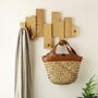 Solid Oak Shaker Peg And Blocks Coat Rack, thumbnail 1 of 3