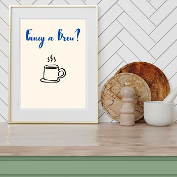 A4 Print Fancy A Brew, 3 of 5