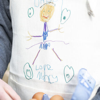 Personalised Child's Drawing Apron, 9 of 9