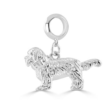 Shih Tzu Charm Sterling Silver, 3 of 12