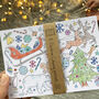 Kid's Christmas Colouring Postcards, thumbnail 2 of 6