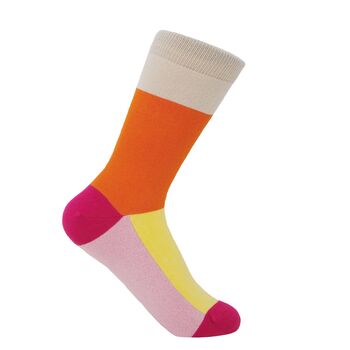 Customised Yellow Luxury Women's Socks Three Pair Gift, 4 of 6