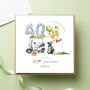 Personalised Golf Lover Mens Birthday Card, thumbnail 5 of 7